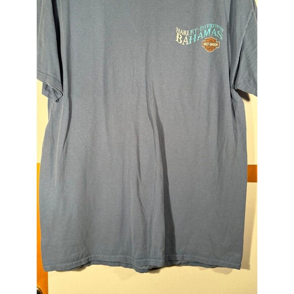 Vintage Harley Davidson Motorcycles‎ Bahamas Paradise Shirt Large L - Picture 3 of 9